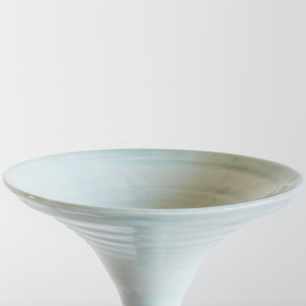 Tall Celadon Shoko Container