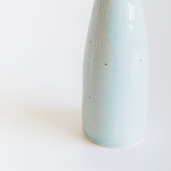 Tall Celadon Shoko Container